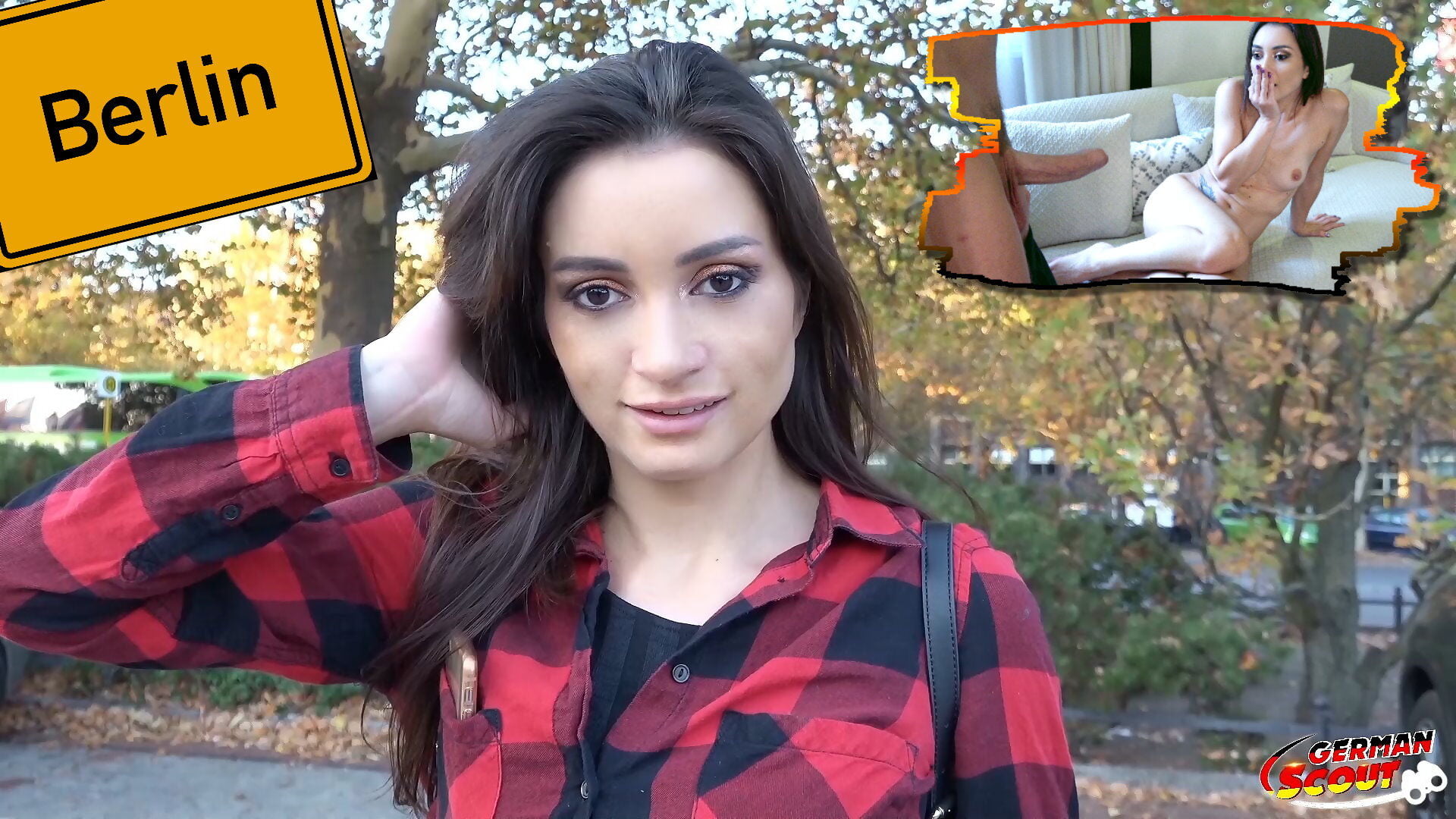 GERMAN SCOUT – Studentin Valentina in Berlin bei Straßen Casting gefickt