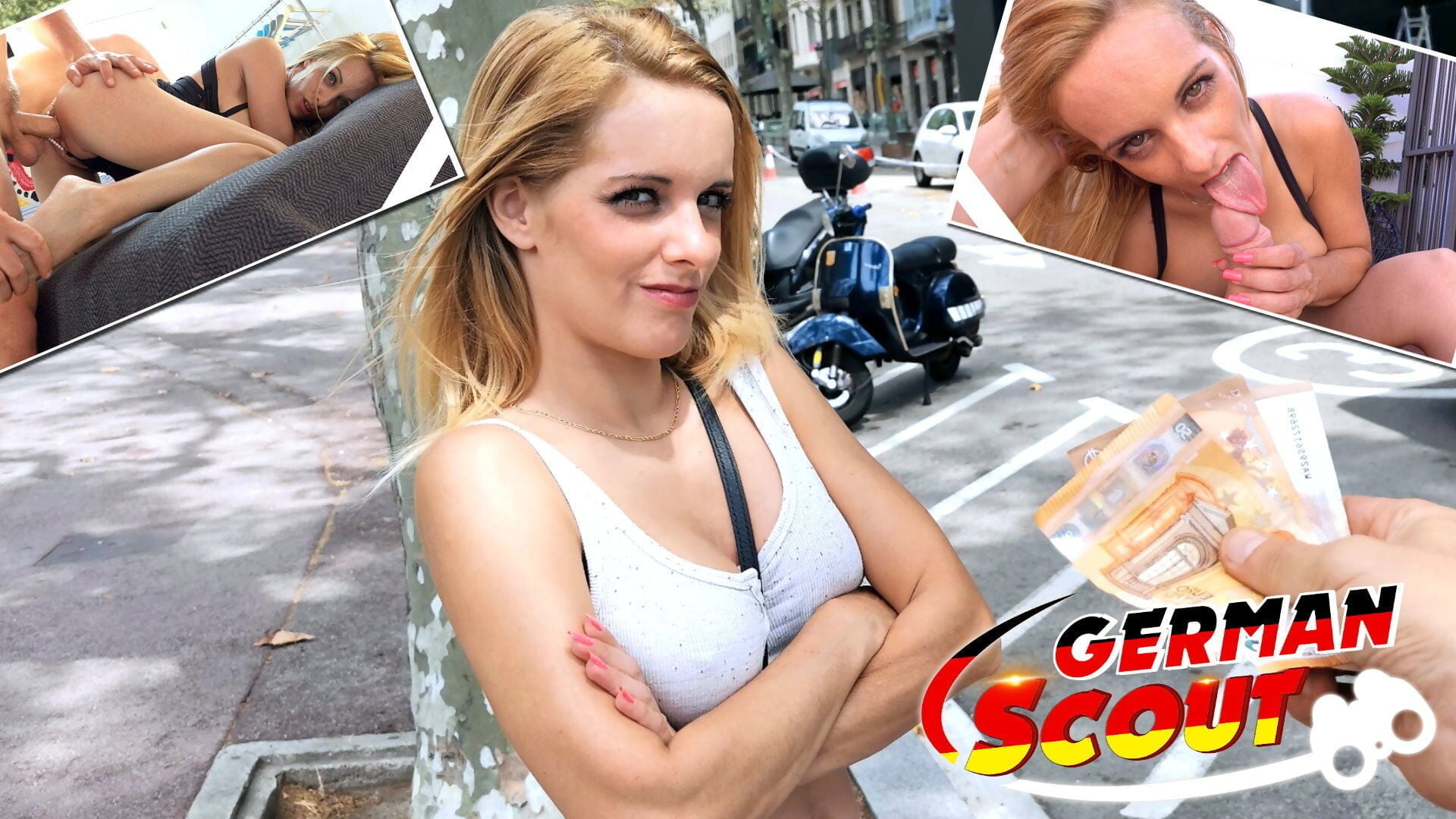 GERMAN SCOUT – Zarte Latina Agatha bei Model Job für Geld AO gefickt