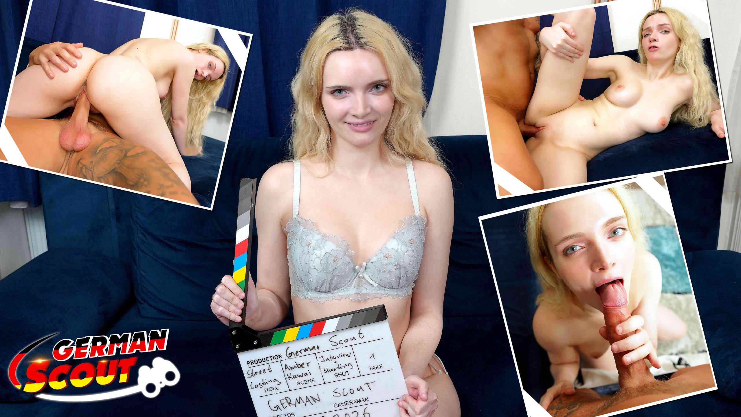GERMAN SCOUT – Deutsche Amber Kawaii beim Porno Casting gefickt