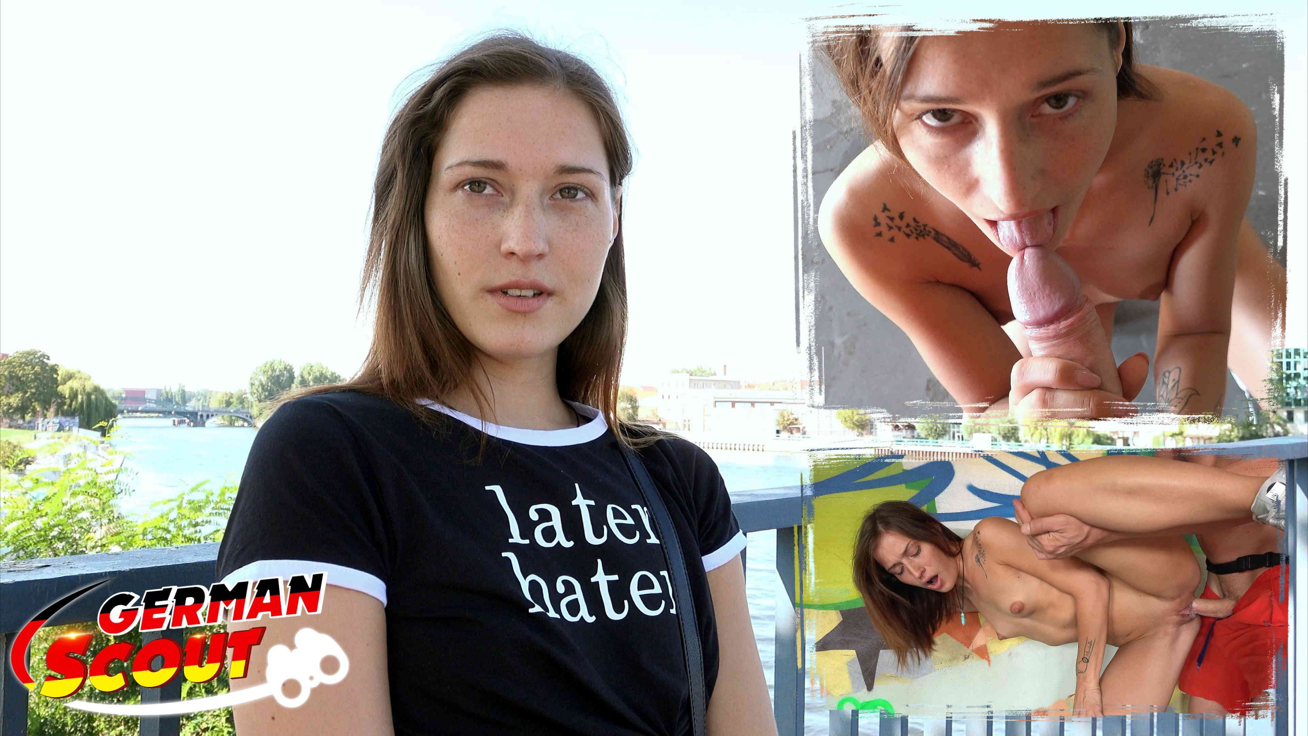 GERMAN SCOUT – Fitness Influencerin Mina K bei Model Job gefickt