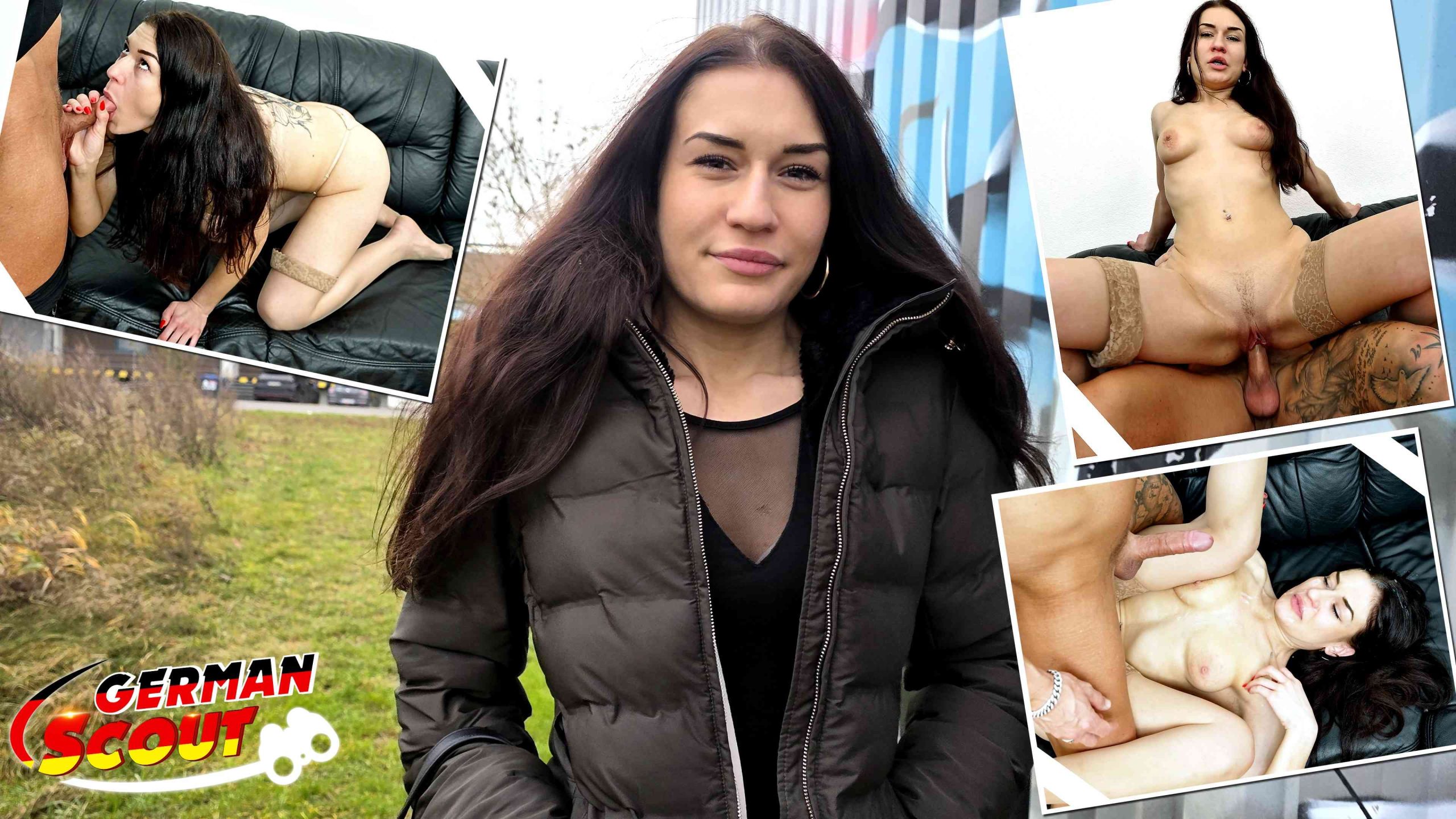 GERMAN SCOUT – Stefani Jameson beim ersten Porno Casting AO gefickt