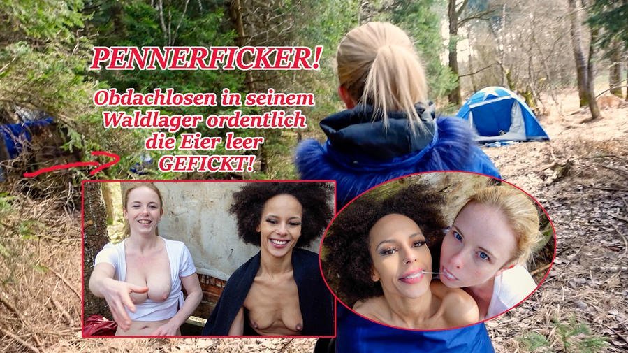 Mia_Adler – PENNERVEGLA! Obdachlosen mit 2 Muschis leer gevögelt